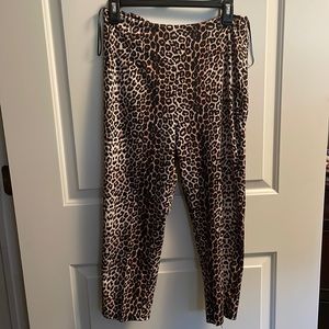 Double Trouble Apparel Leopard Cigarette Capris